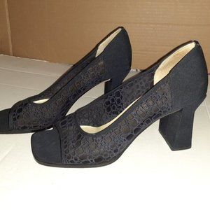 Anne Marino Vero Cuoio Heels Open Toe Size 8.5M